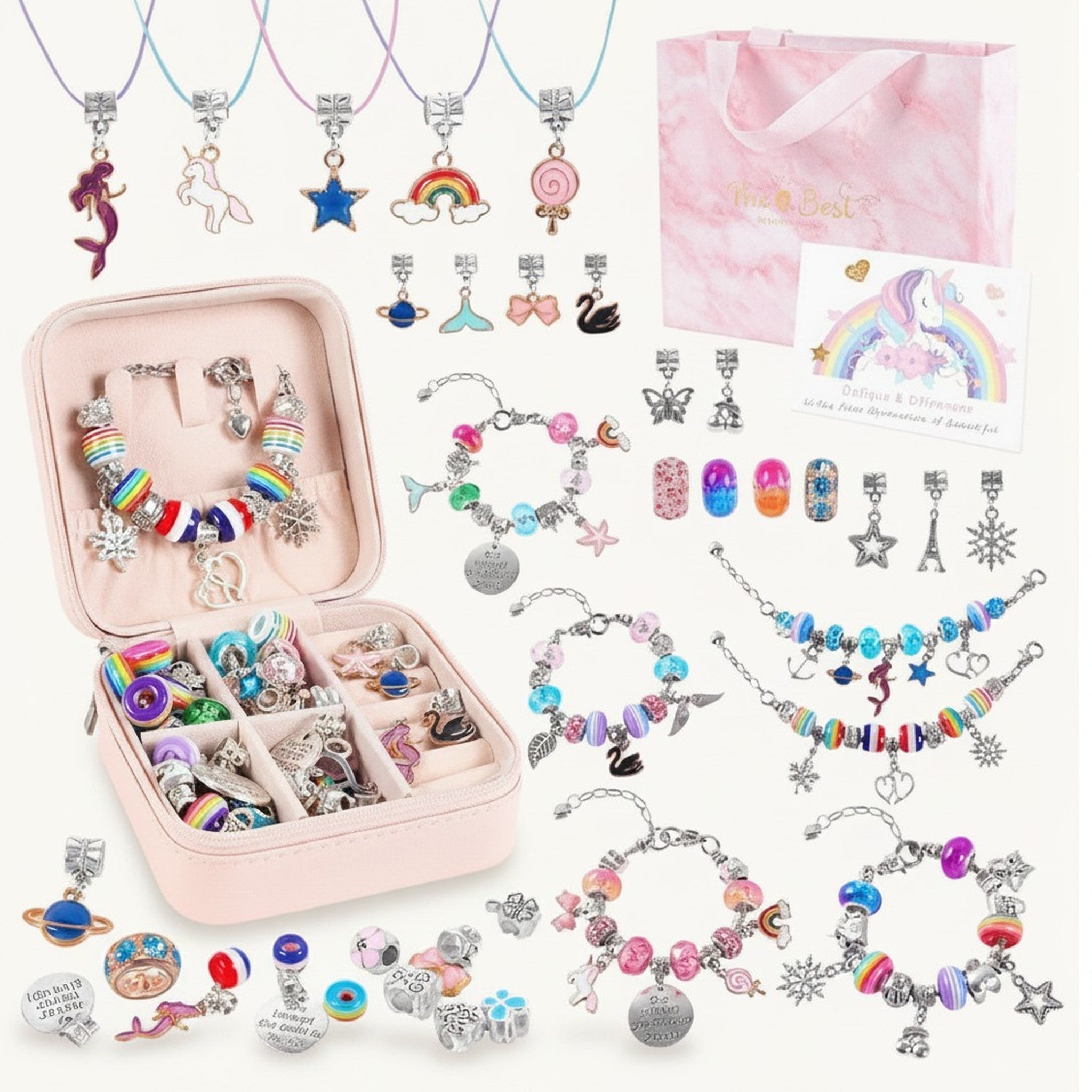 Magical Charm Bracelet Necklace DIY Kit – jewelry (view 1)
