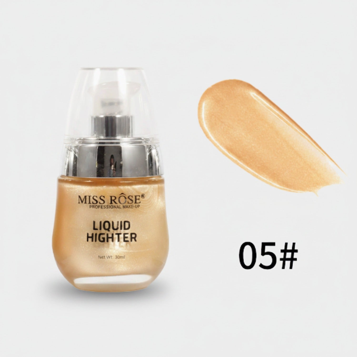 Liquid Highlighter Shimmer Glow Gold