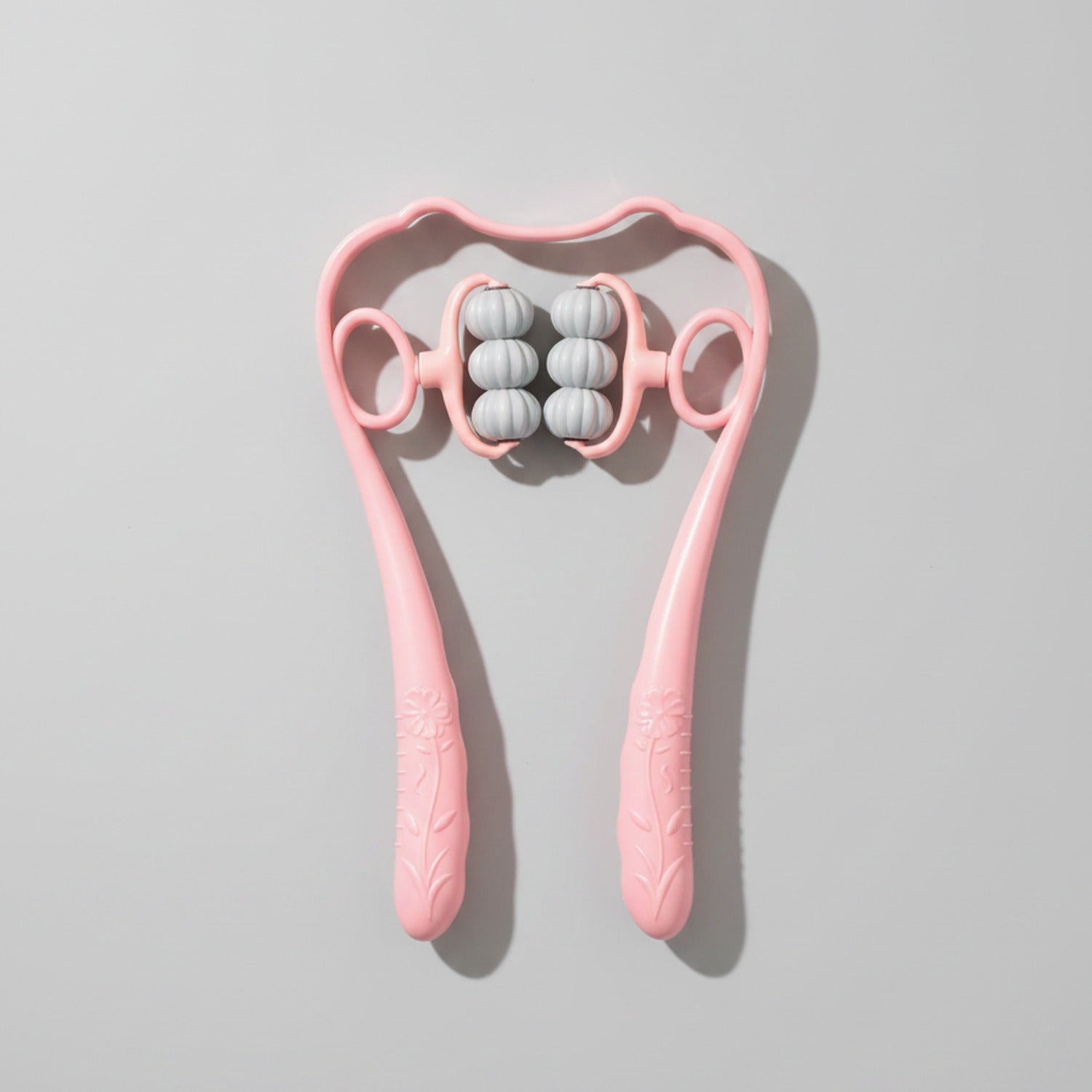 Pink Pearl Beaded Face Roller Tool