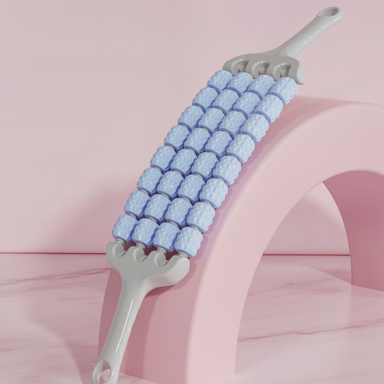Blue Beaded Makeup Brush Cleaner Tool
