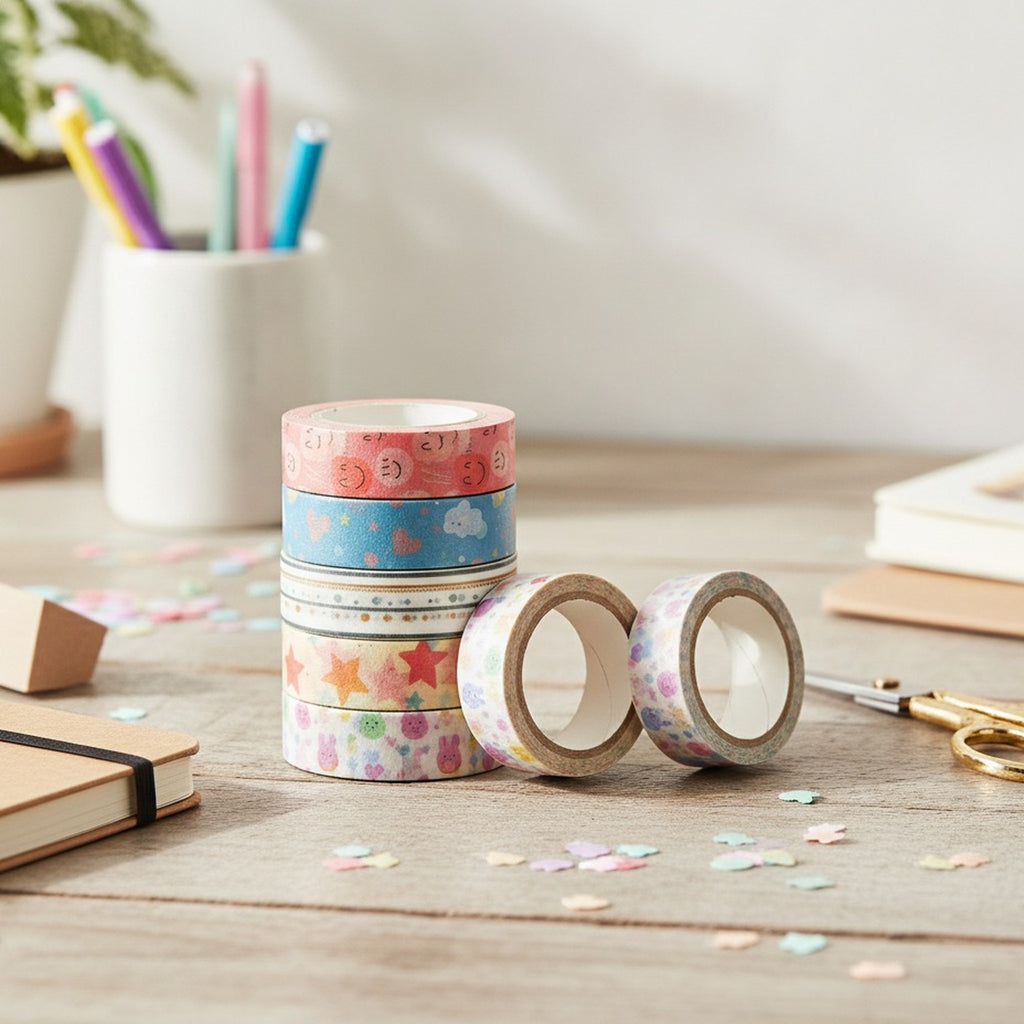 Kawaii Design Decorative Tape Set – stationery (view 4)