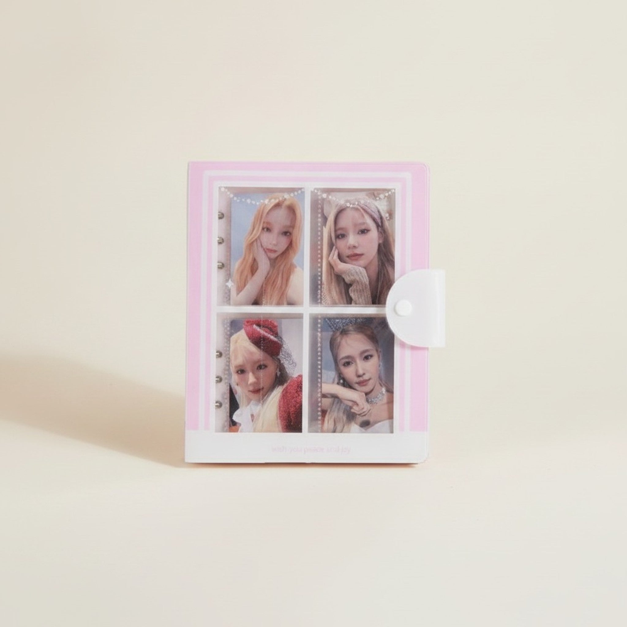 Cute Photocard Collector Ring Binder Album – stationery (view 2)