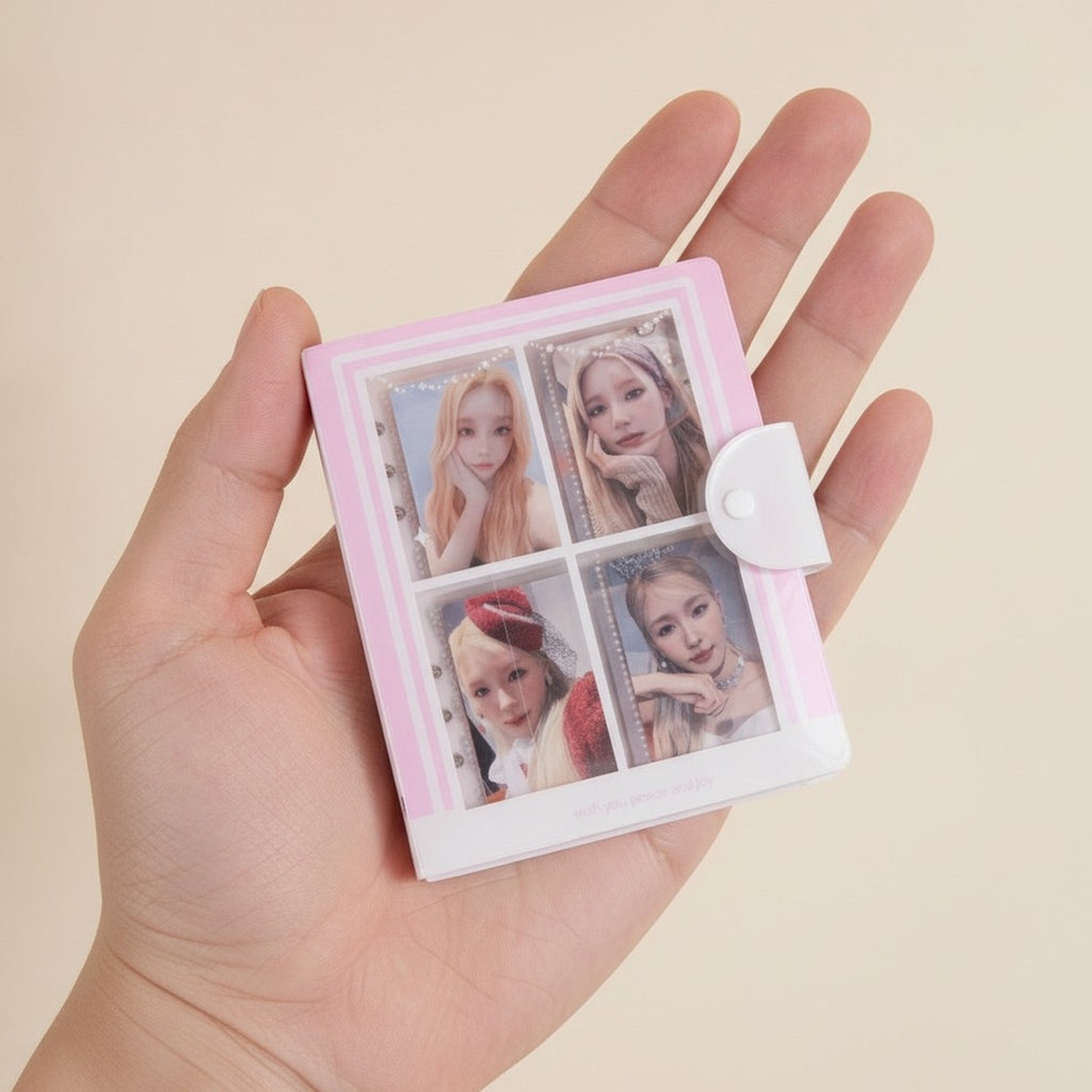 Cute Photocard Collector Ring Binder Album – stationery (view 4)