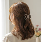 Heart Shaped Acrylic Hair Clips Set