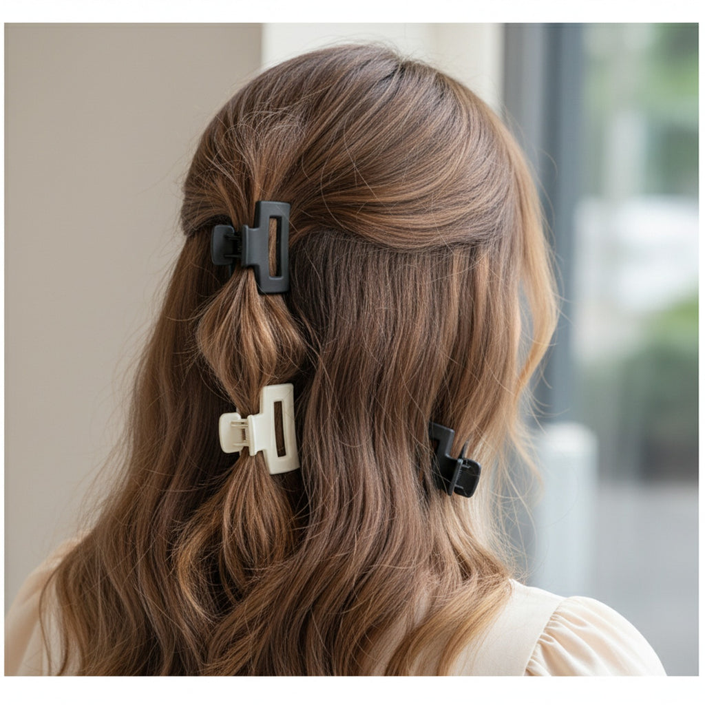 Black Claw Hair Clip Handmade Design