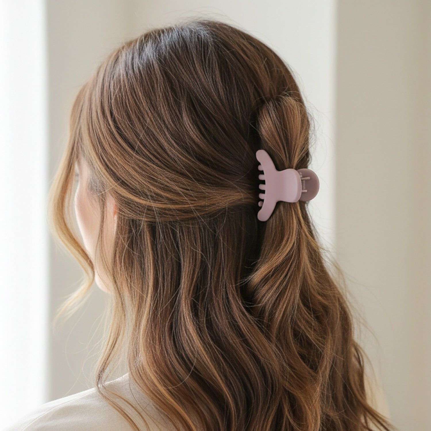 Colorful Hand-Sculpted Hair Claw Clips Set
