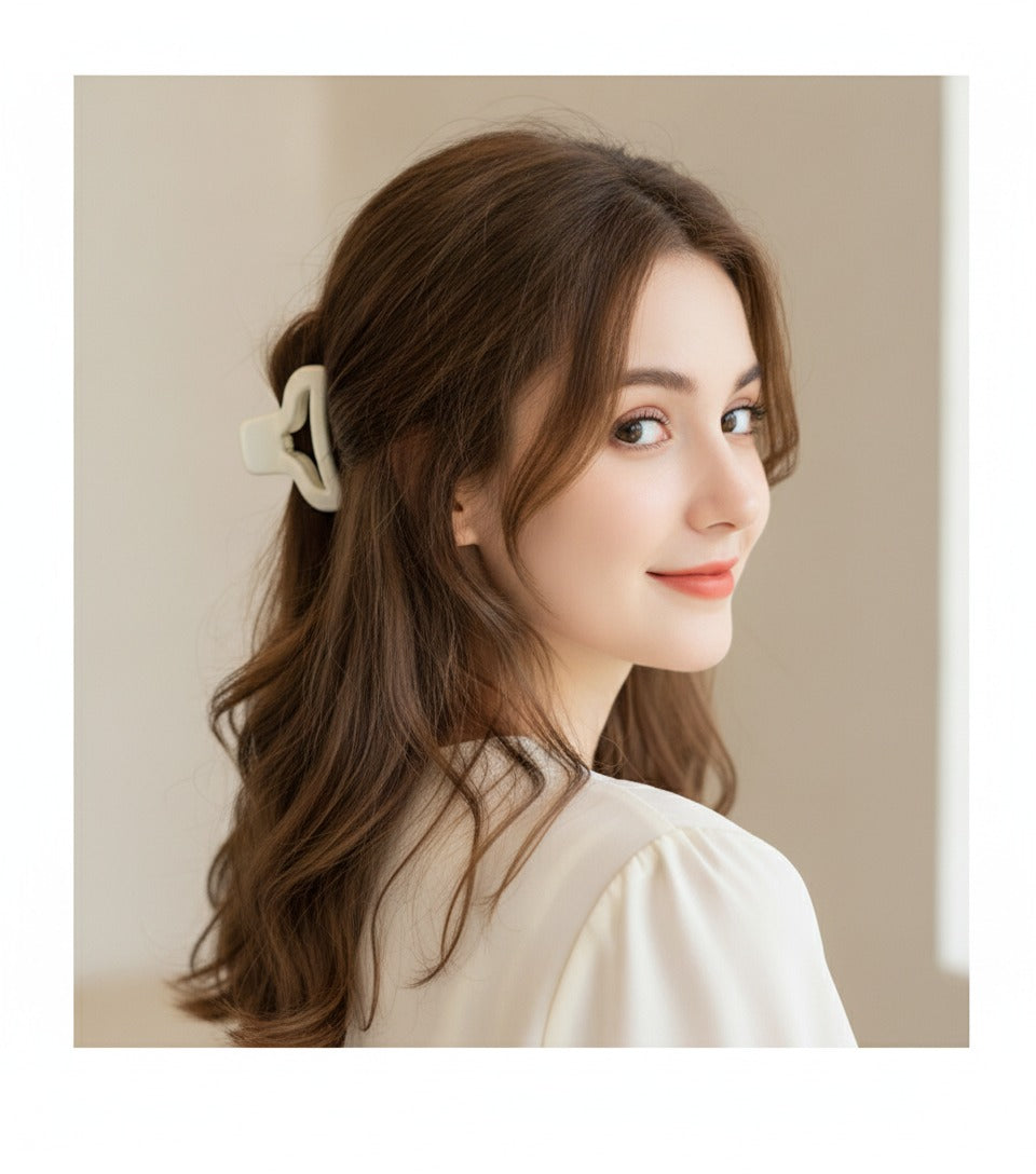 Hand Made Pastel Claw Hair Clips Set – hair accessories (view 3)