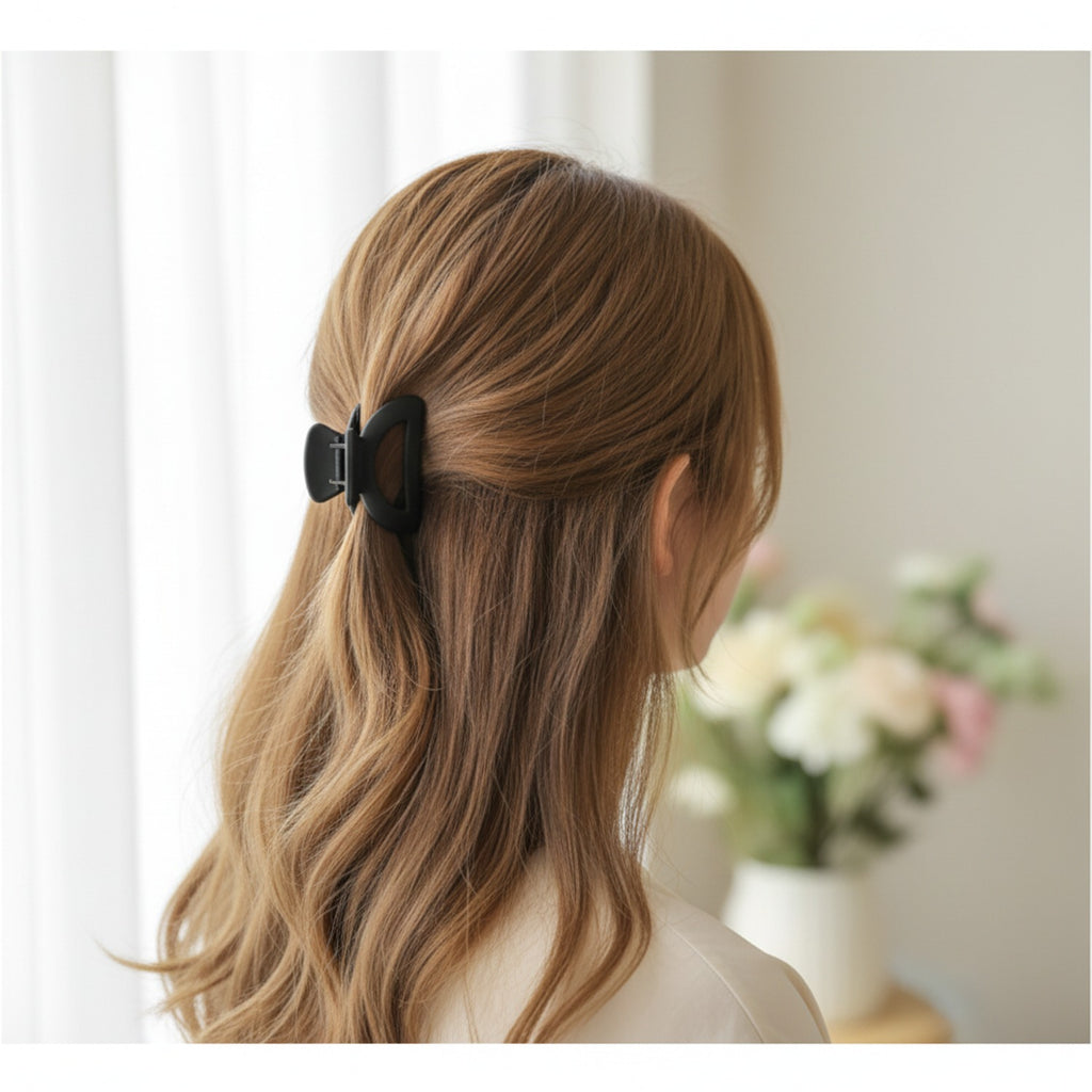 Hand Made Minimalist Hair Claw Clips Set