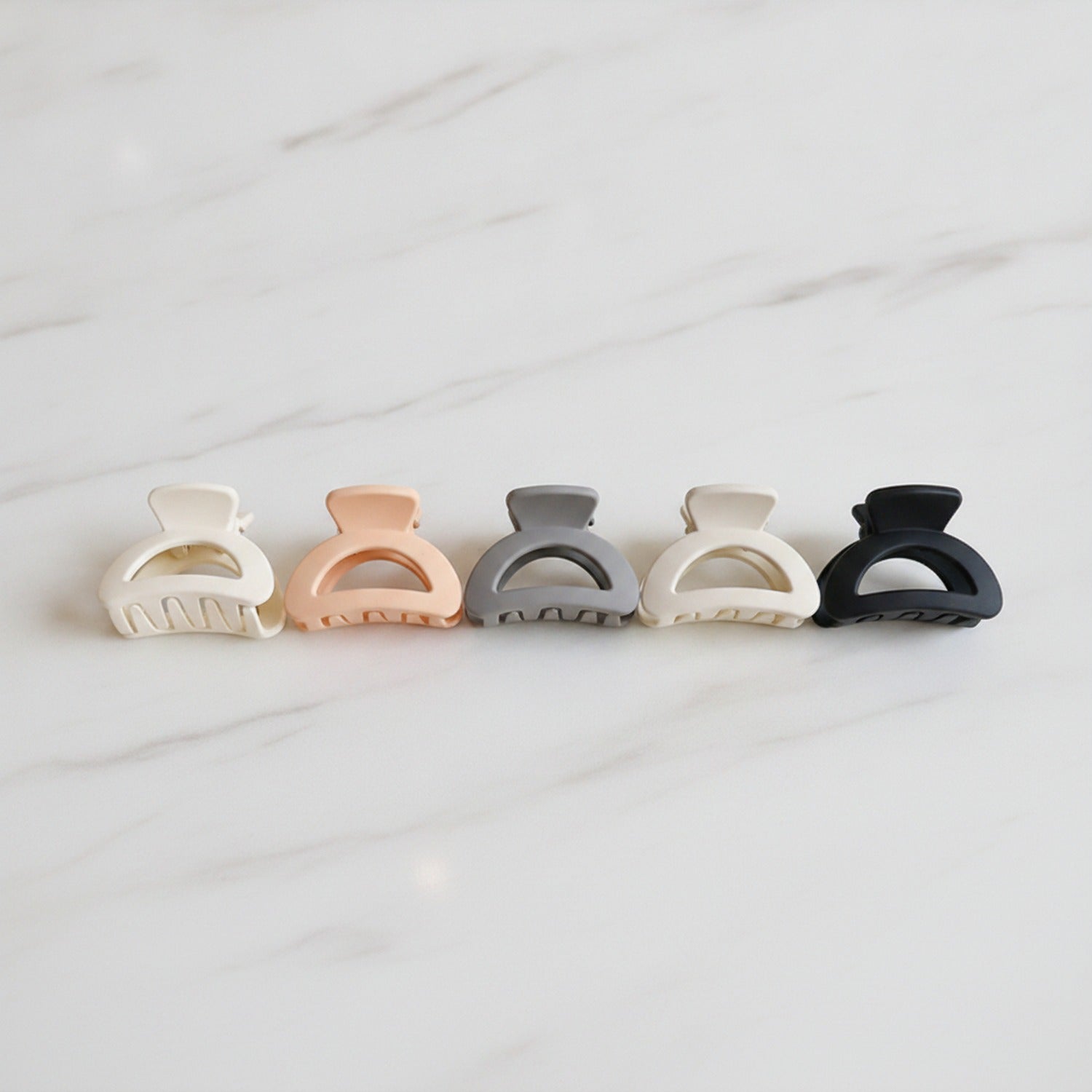 Hand Made Minimalist Hair Claw Clips Set