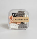 Hand Made Minimalist Hair Claw Clips Set – hair accessories (view 1)