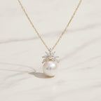 Pearl Star Pendant Chain Necklace - Gold XL81067