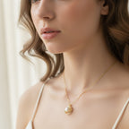 Pearl Pendant Gold Chain Necklace