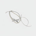 Pearl Beaded Bow Glasses Chain Set