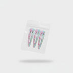 Pastel Gingham Hair Clips Set