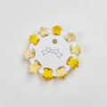 Flower Hair Clips Set - Yellow Stars – hair accessories (view 1)