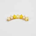Flower Hair Clips Set - Yellow Stars