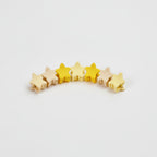 Flower Hair Clips Set - Yellow Stars