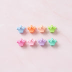 Flower Hair Clips Set - Crowns