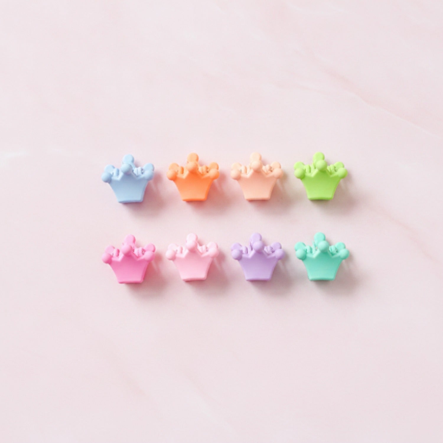 Flower Hair Clips Set - Crowns