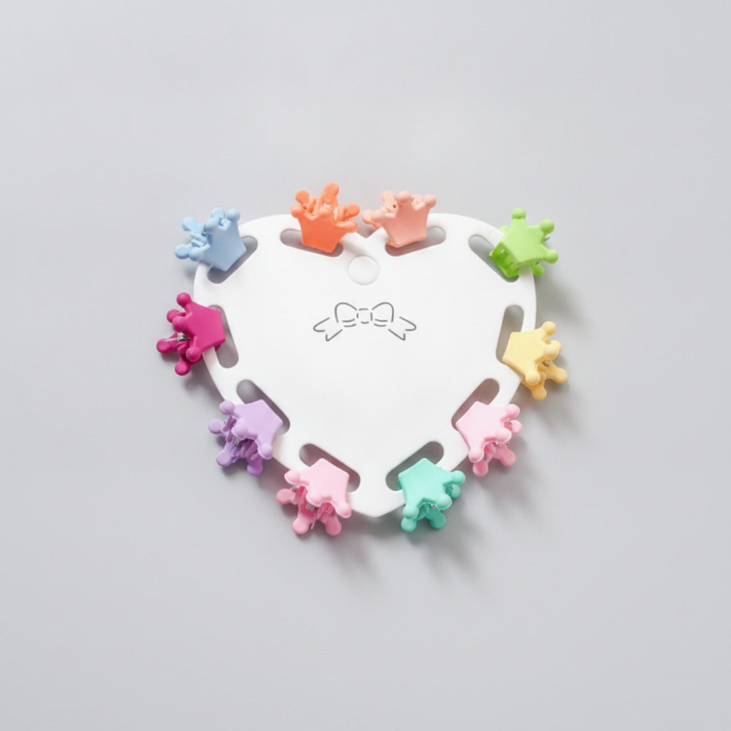 Flower Hair Clips Set - Crowns – hair accessories (view 1)