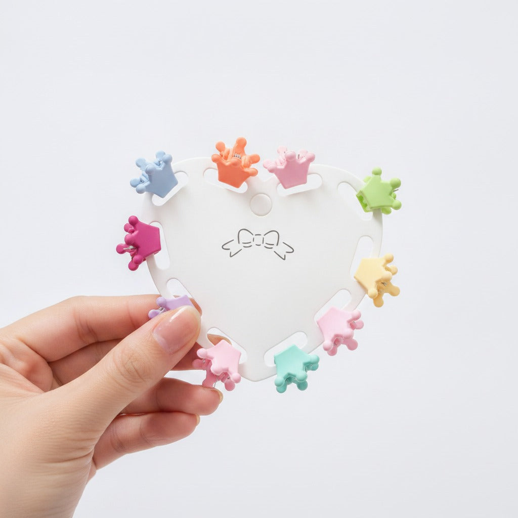 Flower Hair Clips Set - Crowns – hair accessories (view 3)