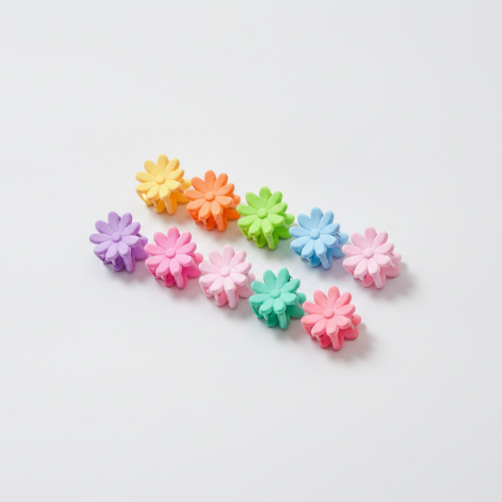 Flower Hair Clips Set - Daisy