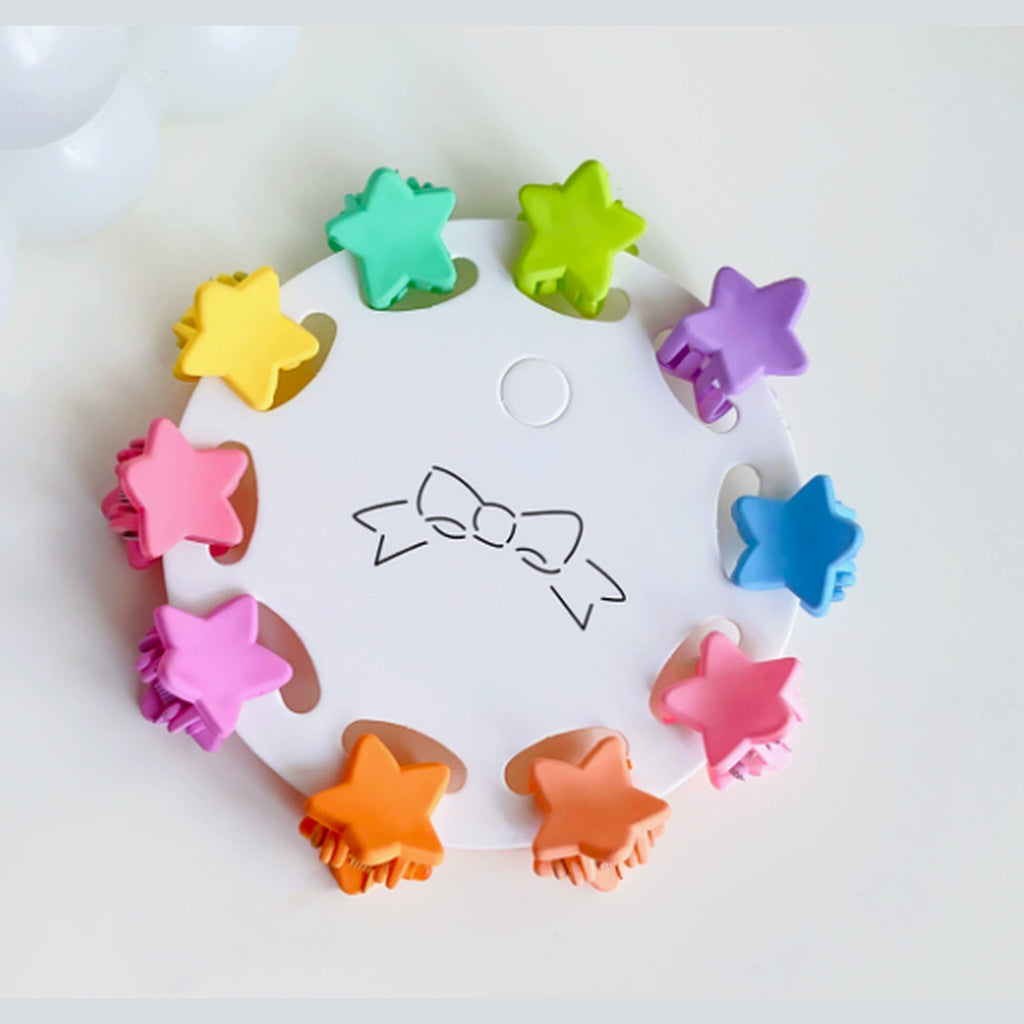 Flower Hair Clips Set - Stars – hair accessories (view 1)