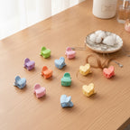 Flower Hair Clips Set - Hearts – hair accessories (view 2)