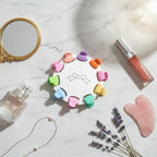 Flower Hair Clips Set - Hearts – hair accessories (view 3)