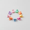 Flower Hair Clips Set - Hearts