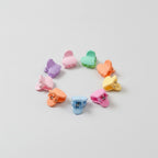 Flower Hair Clips Set - Hearts