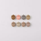 Flower Hair Clips Set - Tan Strawberry