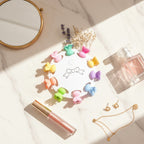 Flower Hair Clips Set - Bunnies – hair accessories (view 3)