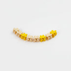 Flower Hair Clips Set - Yellow Flowers