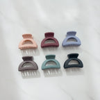 Mini Claw Clips Six-Pack Set - Navy