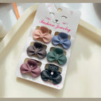 Mini Claw Clips Six-Pack Set - Mauve – hair accessories (view 1)