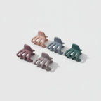 Mini Claw Clips Six-Pack Set - Charcoal