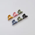 Mini Claw Hair Clips Set - 6-Piece Classic Set