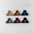 Fuzzy Bear Claw Hair Clip Set - Royal Blue – hair accessories (view 2)