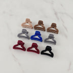 Fuzzy Bear Claw Hair Clip Set - Royal Blue