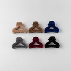 Fuzzy Bear Claw Hair Clip Set - Royal Blue