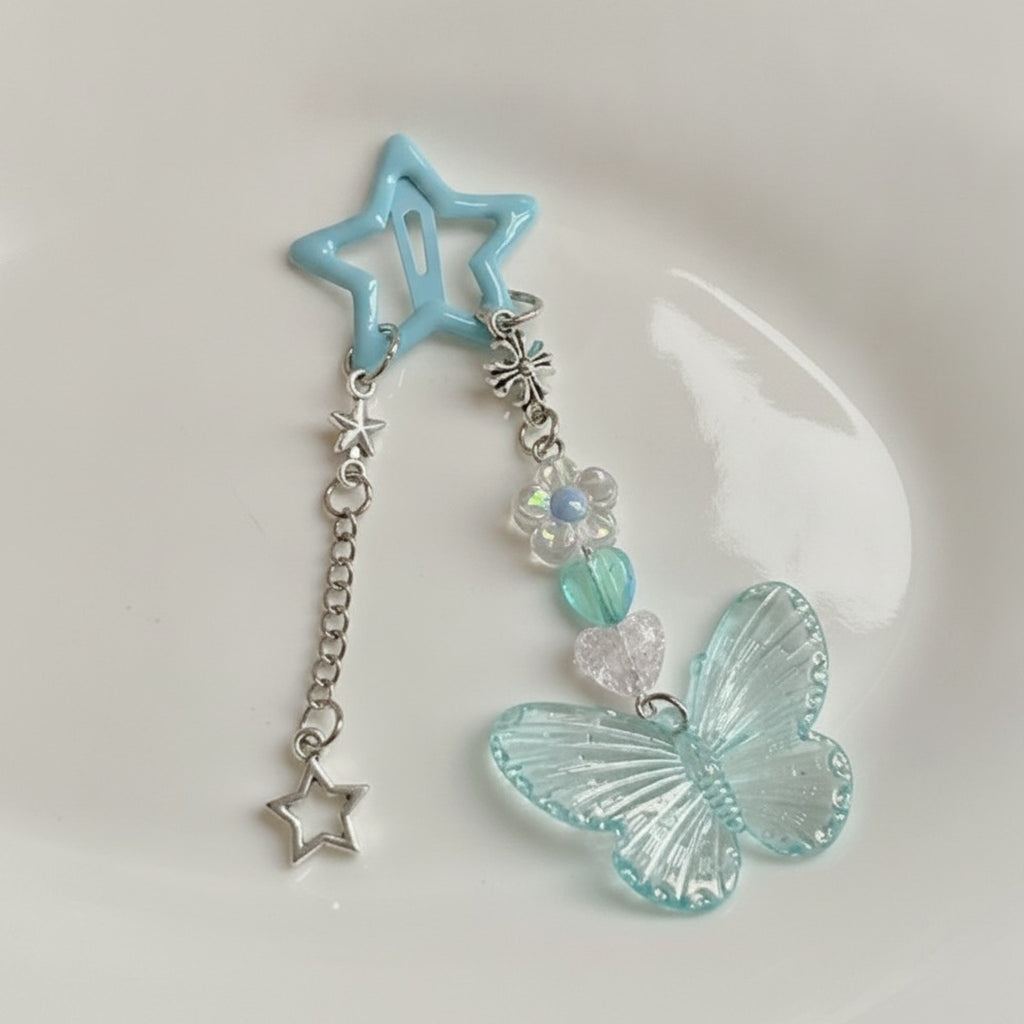 Star Butterfly Dangle Hair Clip – hair accessories (view 1)