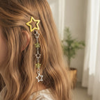 Y2K Star Chain Dangle Hair Clip – hair accessories (view 2)