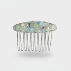 Beaded Pearl Rhinestone Hair Comb Clip