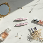 Lavender Pearl Snap Hair Clips Duo – hair accessories (view 3)