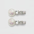 Colorful Flower Rhinestone Hair Clips Pair – hair accessories (view 1)