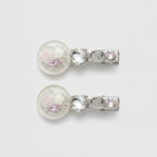 Colorful Flower Rhinestone Hair Clips Pair – hair accessories (view 1)