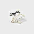 Star Hair Clip With Heart Charm And Black Bow – hair accessories (view 1)