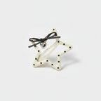 Star Hair Clip With Heart Charm And Black Bow – hair accessories (view 1)