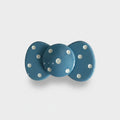 Pearl Studded Blue Hair Clip Set
